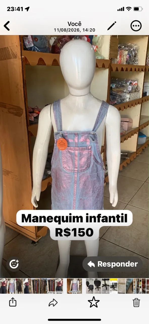 Manequim infantil