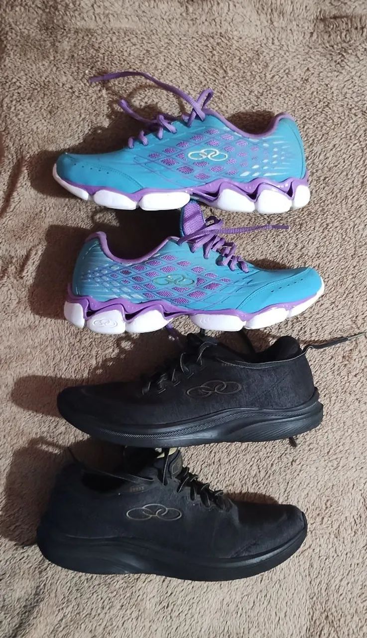 2 pares de tênis Olympikus n° 37 / aceito propostas 