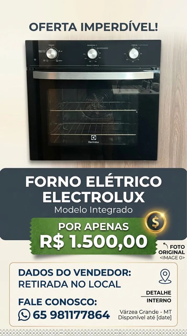 Forno Elétrico Electrolux