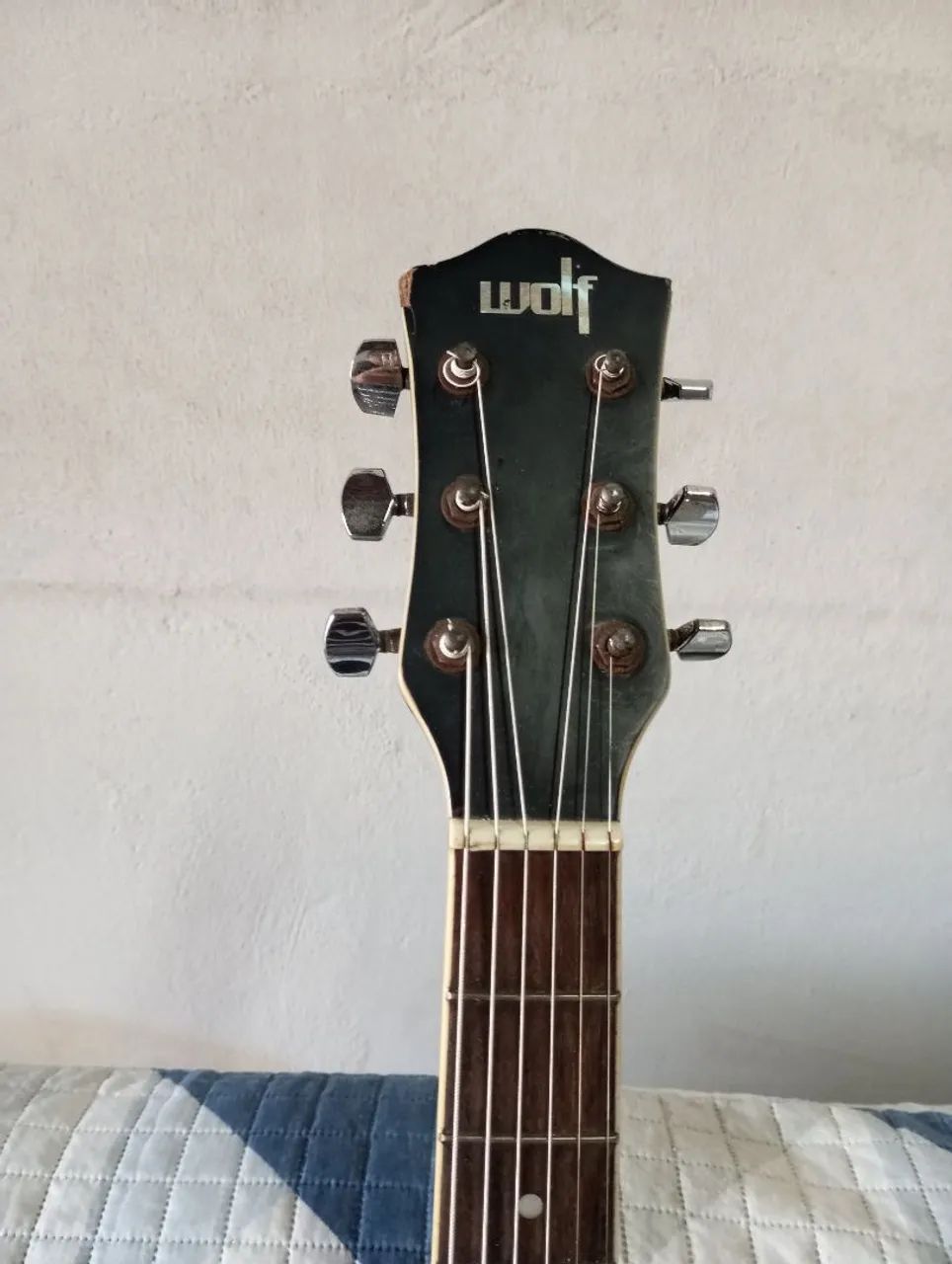 Violão Wolf aço, elétrico acústico baixei o preço pra vender logo  - Foto 3