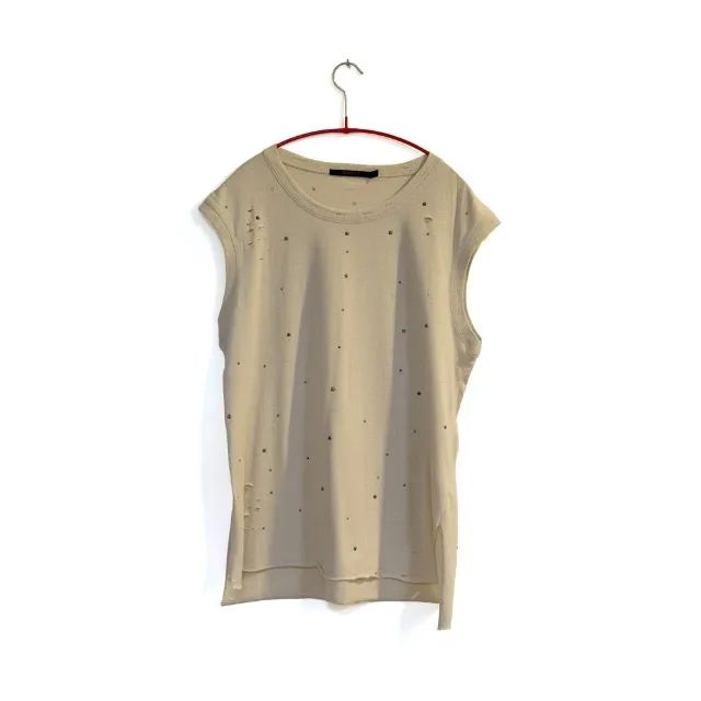 Regata Animale creme strass P