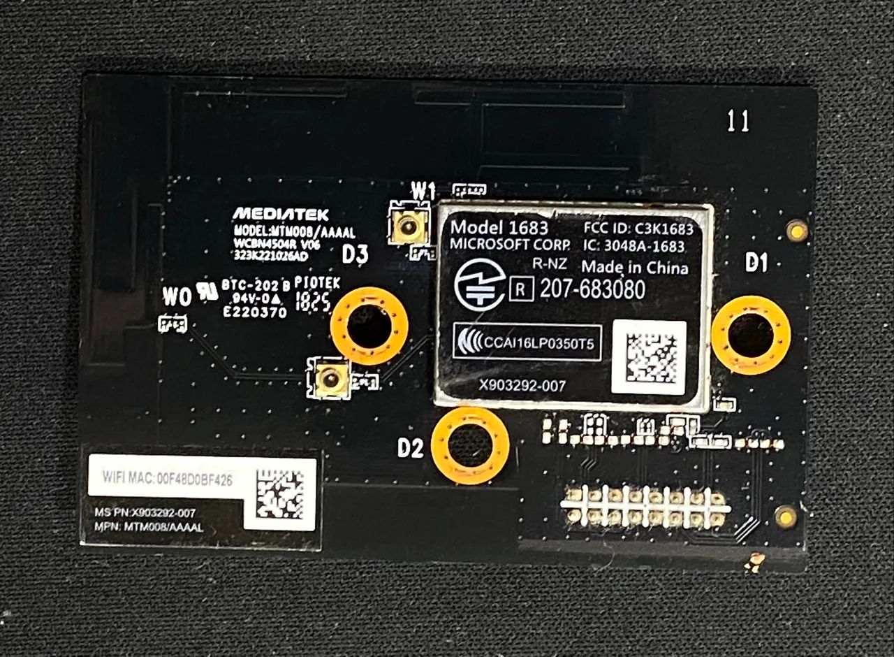 Placa Wifi xbox one 1683