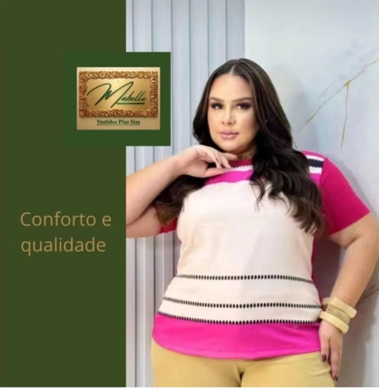 Blusa Feminina  em Malha Plus Size - Foto 5
