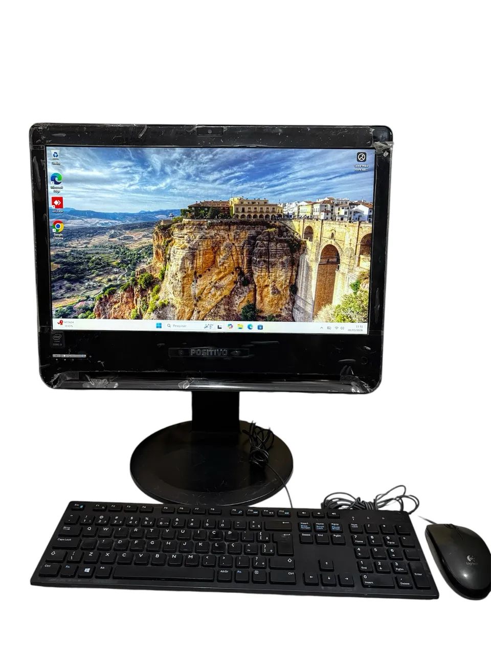 Computador all in one Positivo U1500 i3 5ger com SSD Novo