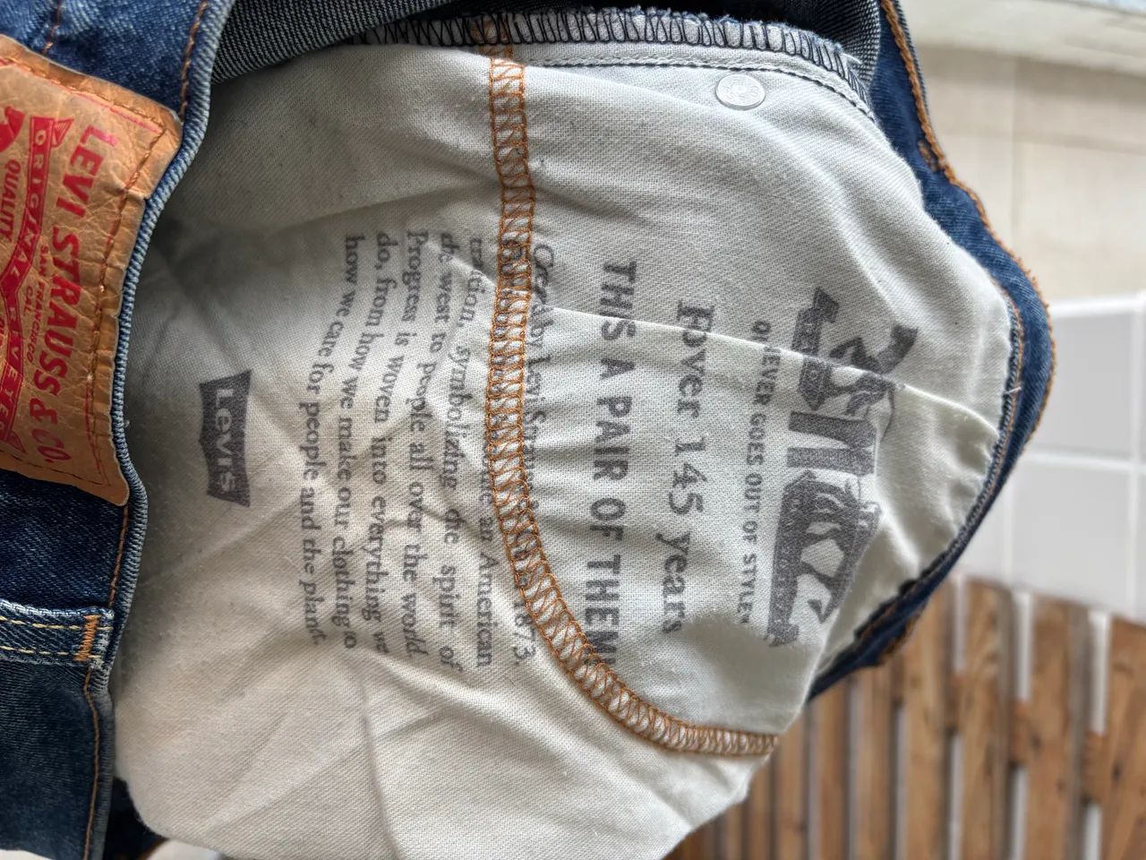 Calça Jeans Levis 512 Slim Taper Lavagem Média  - Foto 2