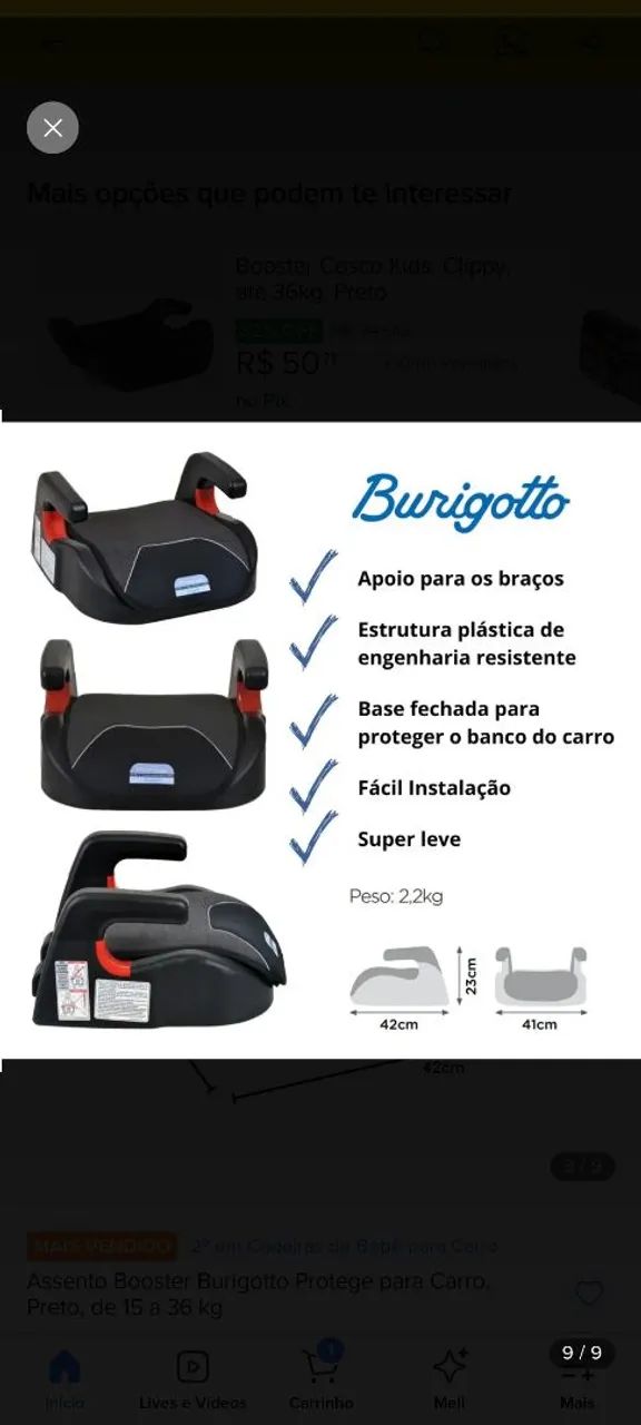 Cadeirinha de carro bebê 