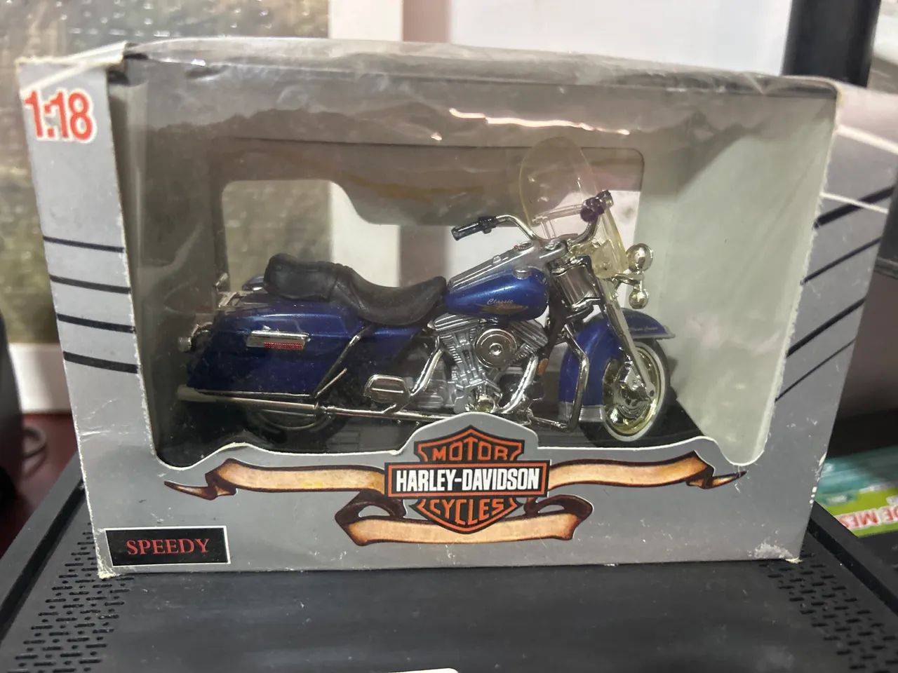 Harley Davidson classic cruiser moto miniatura