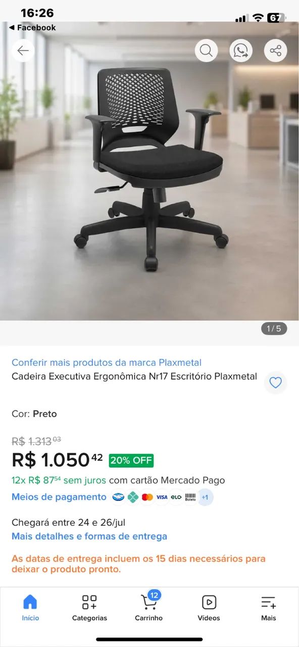 Cadeira  - Foto 2