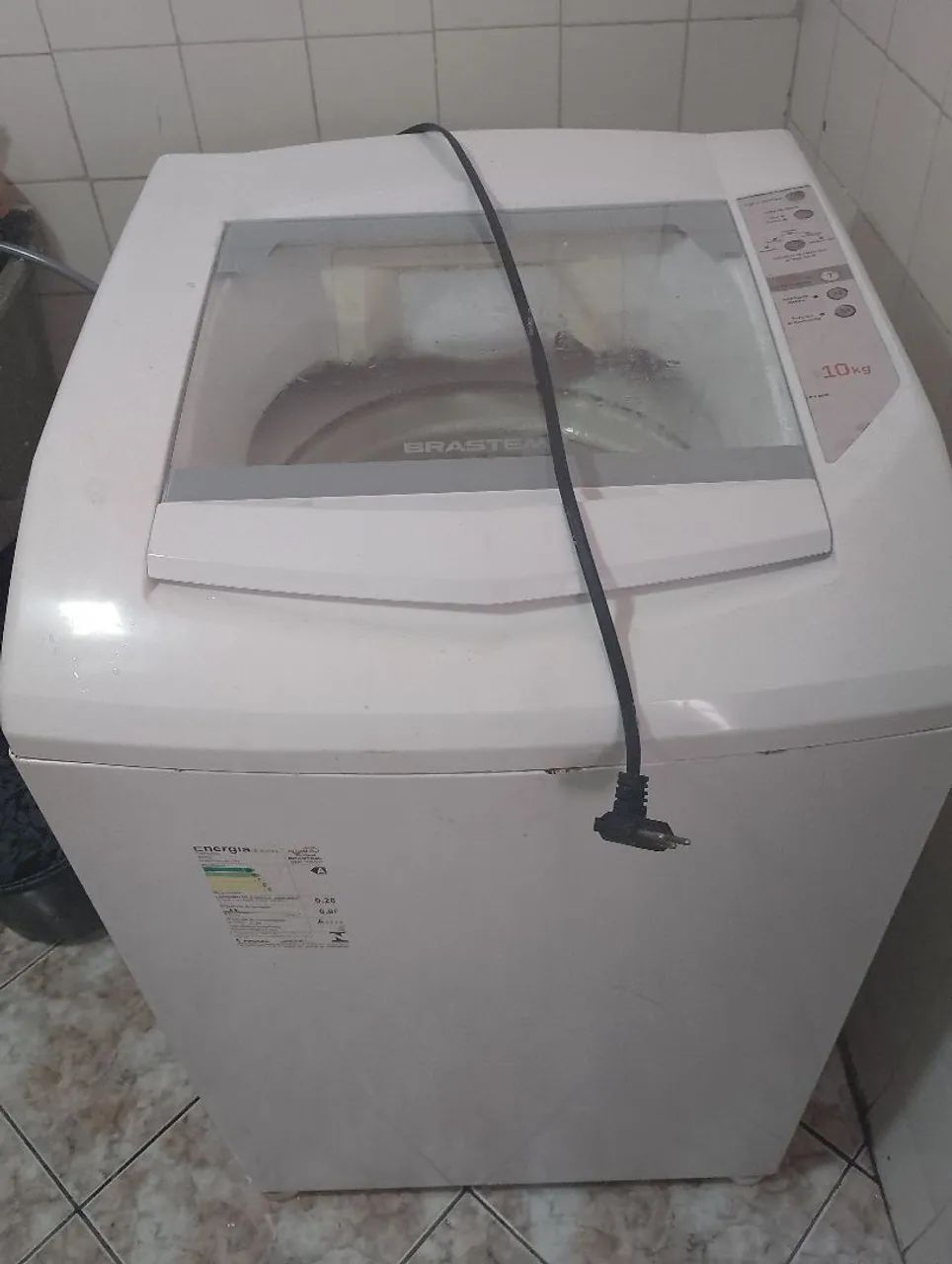 Máquina de lavar roupa Brastemp 10 kilos funcionando!