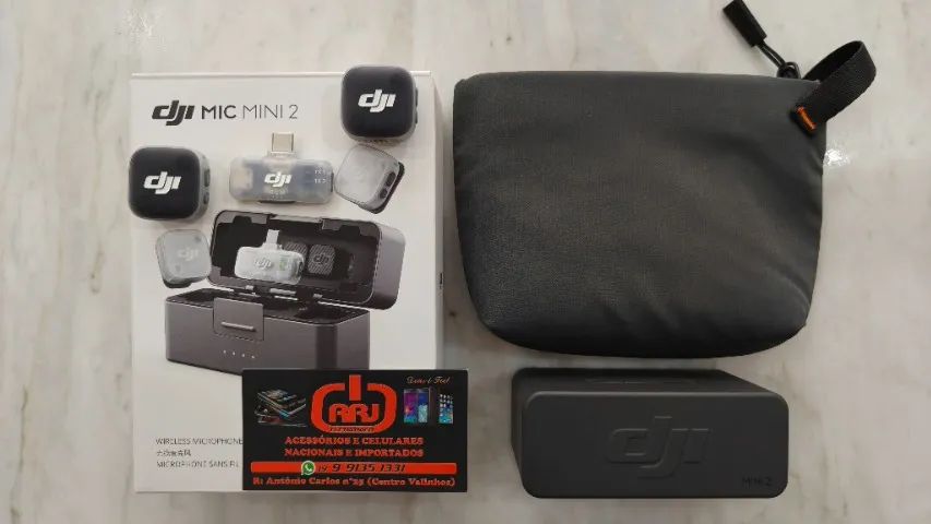 Dji Mic Mini 2 Microfone Sem Fio 2tx 1rx Tipo C  - Foto 4