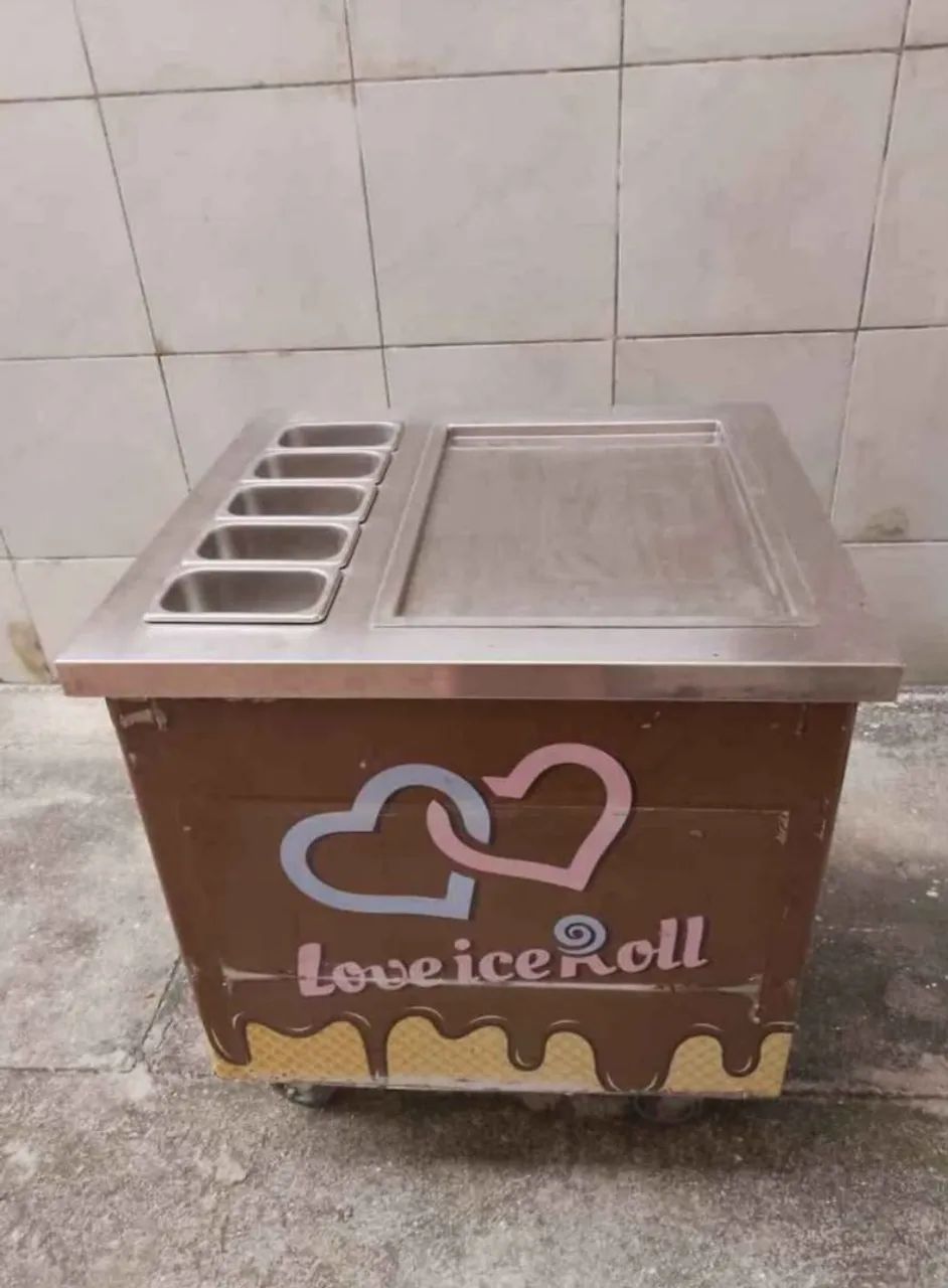 Máquina de sorvete na chapa  - Foto 4