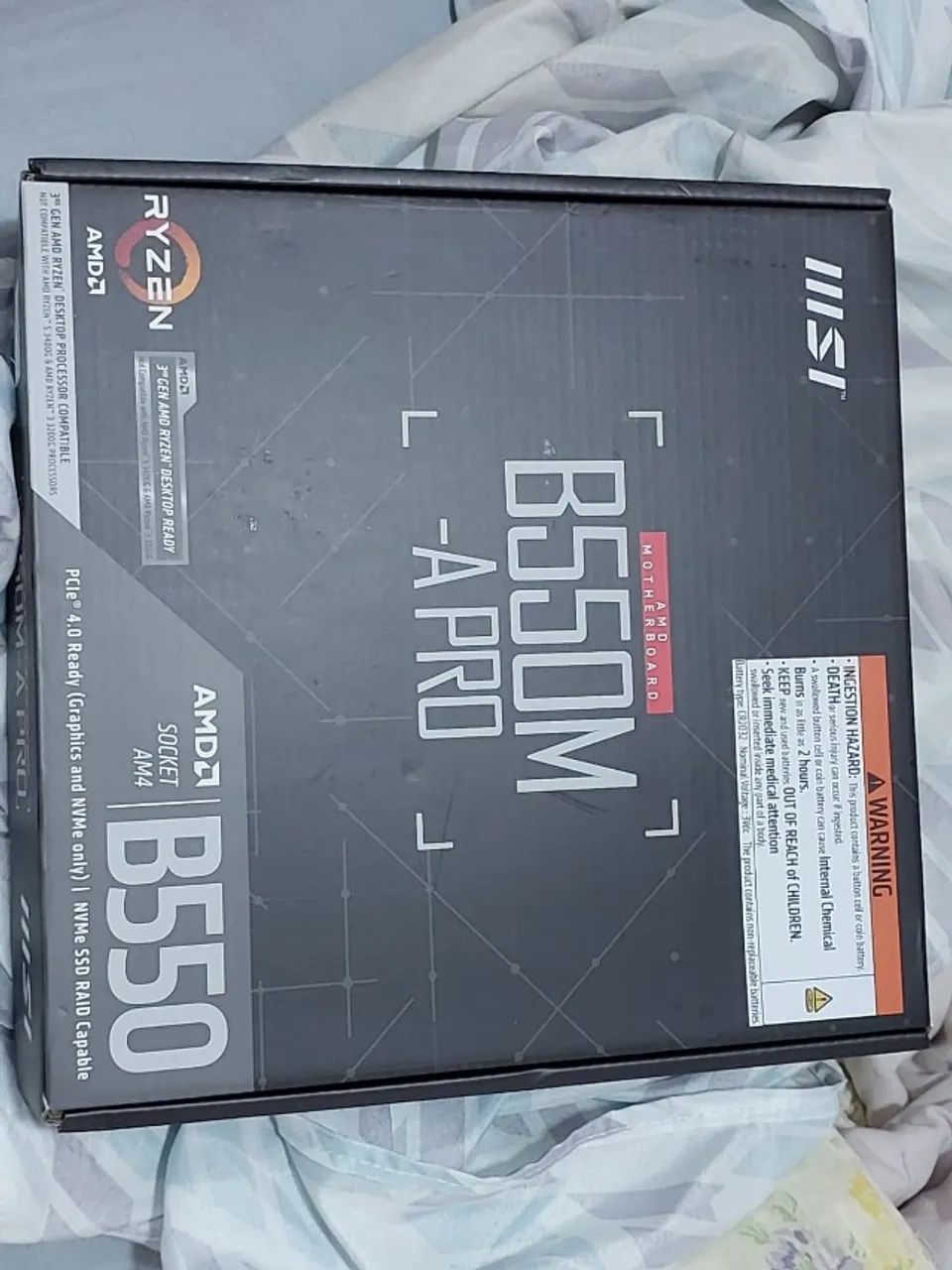 MSI B550M-A PRO AM4 DDR4 B550 NOVA, SEM USO - Foto 3