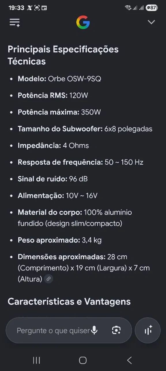 Vendo caixa de sub da Orbe - Foto 4