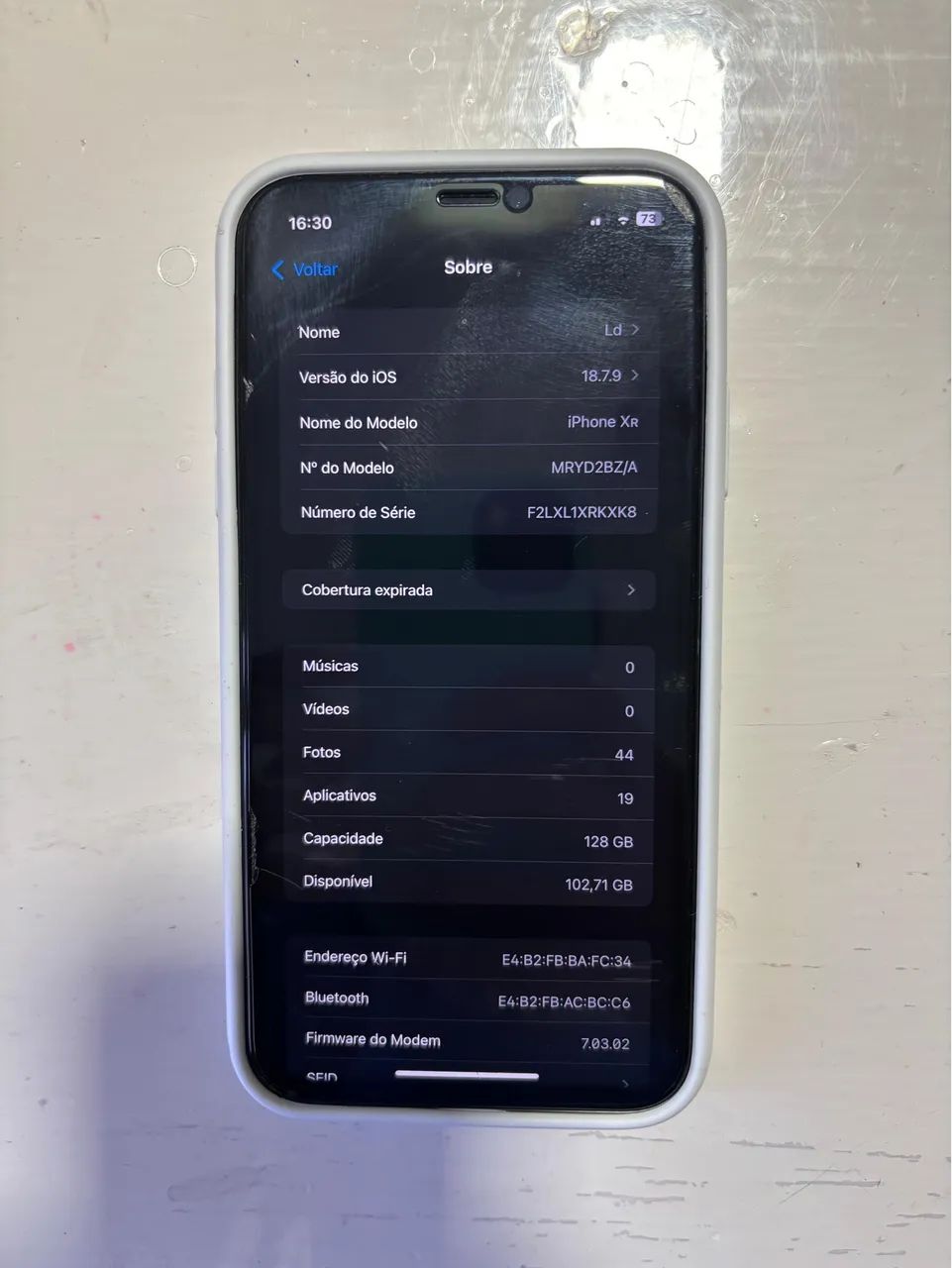 iphone Xr branco 128 gb, face id off - Foto 2