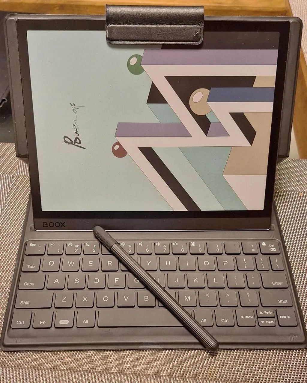 Boox Note Air 4C com teclado e capa - Foto 2