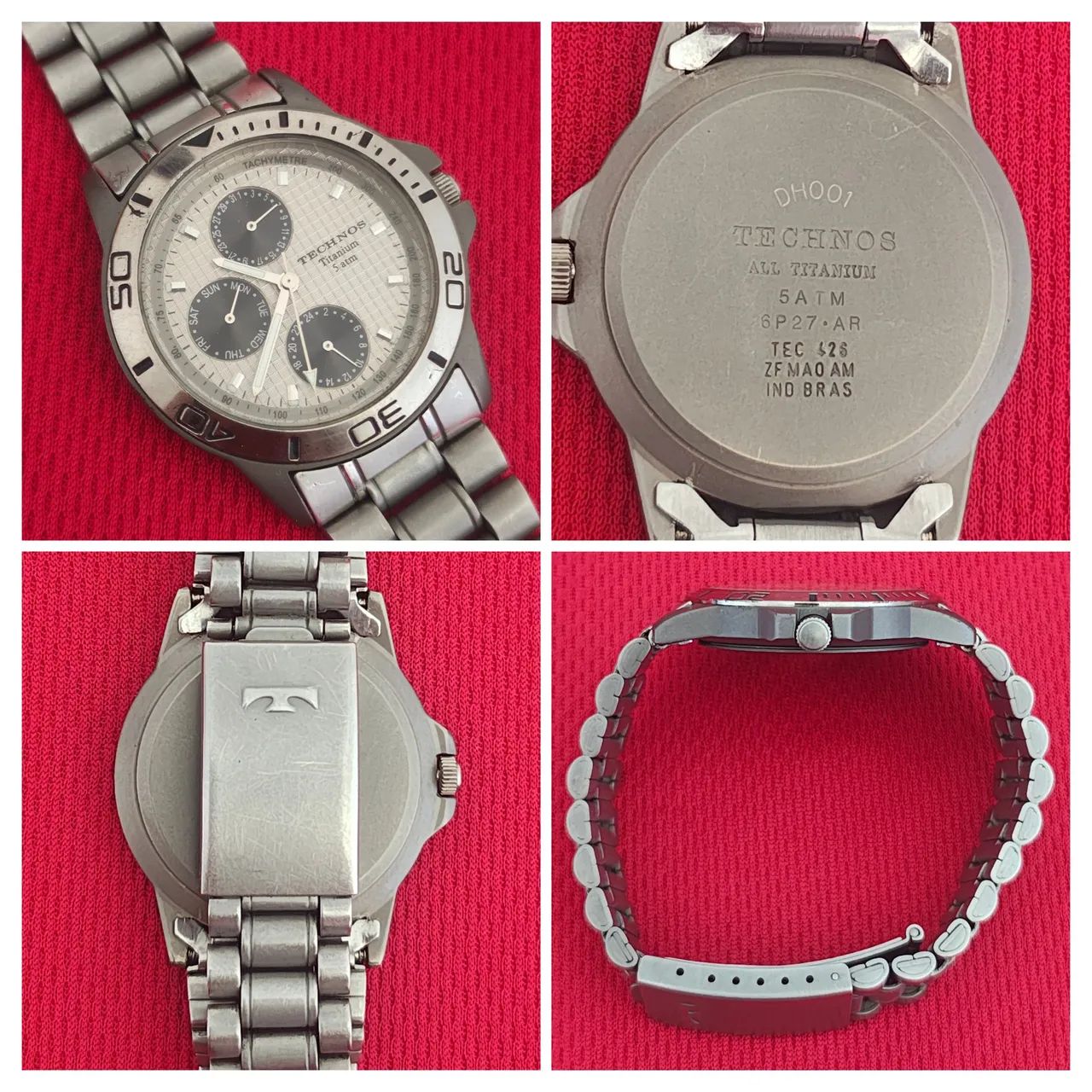 Relogio Technos Titanium 6P27 Multifunção Quartz anos 2000 vintage.<br> - Foto 3