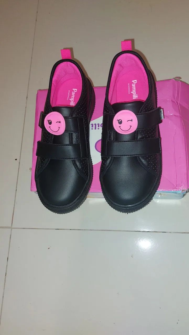 Tênis escolar menina tam.36