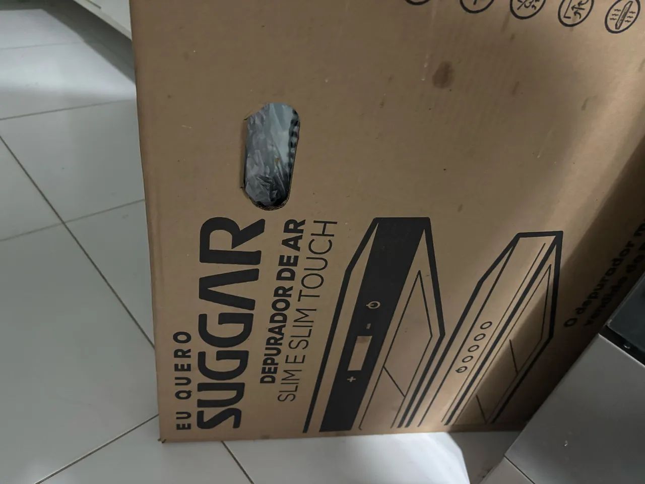 Suggar Depurador Slim 80 3 Vel. IX 127V- Novo na caixa - Foto 2