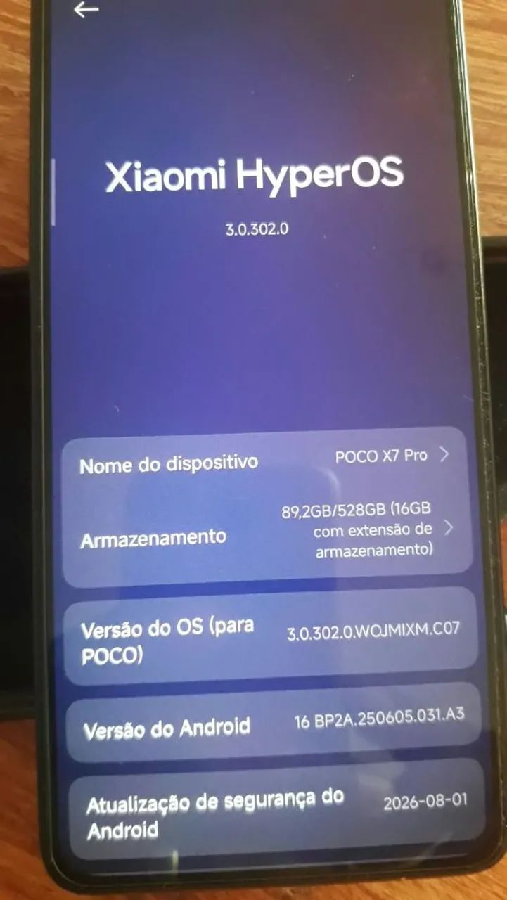 Poco X 7 PRO 12/512 seminovo - Foto 3