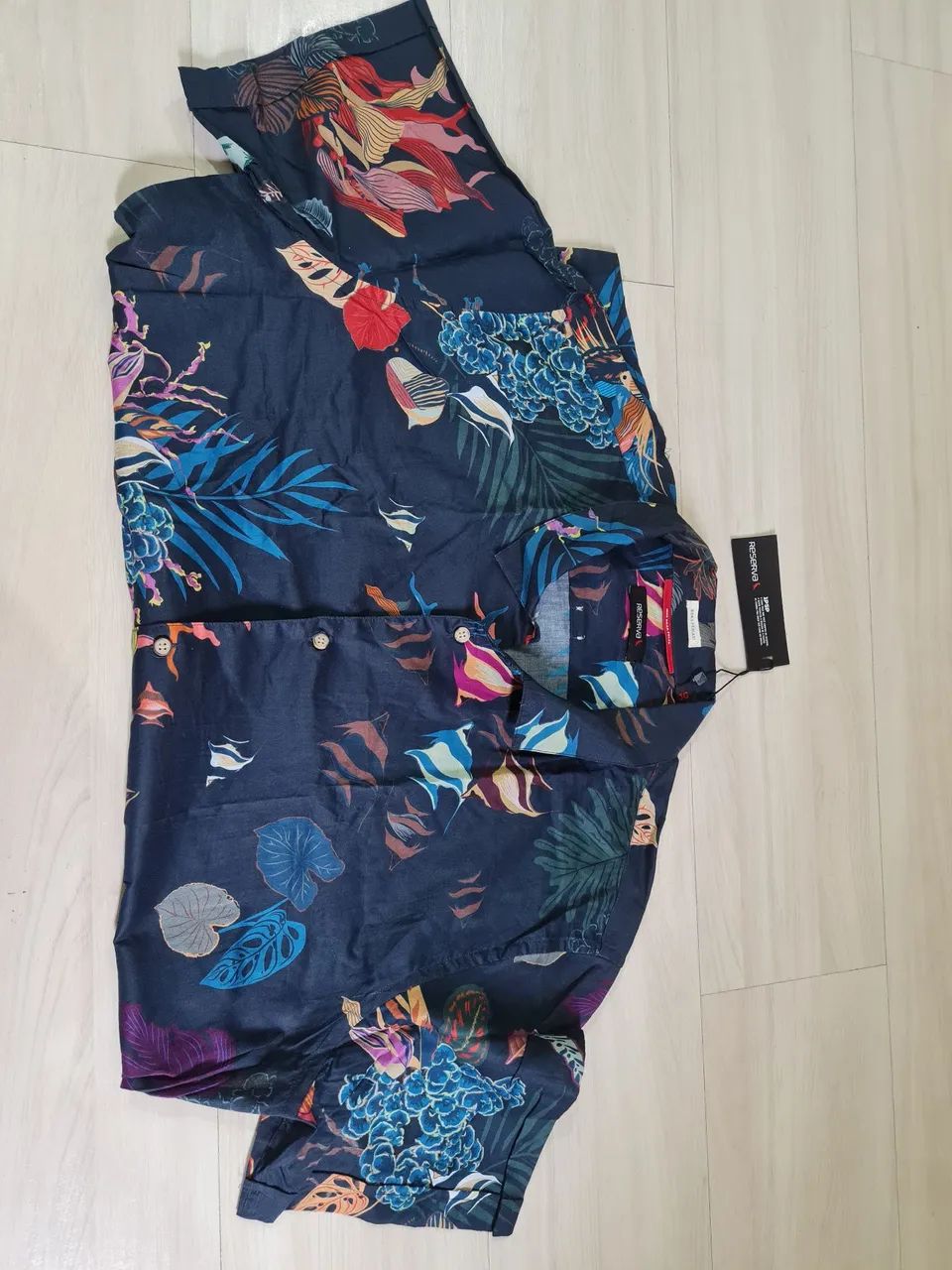Camisa Estampada Reserva tam 3G - Foto 2