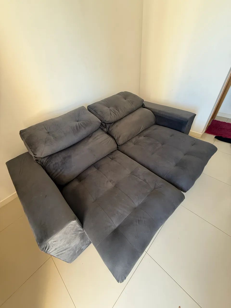 Sofá Retrátil e Reclinável 2 Lugares - Excelente Estado - Foto 2