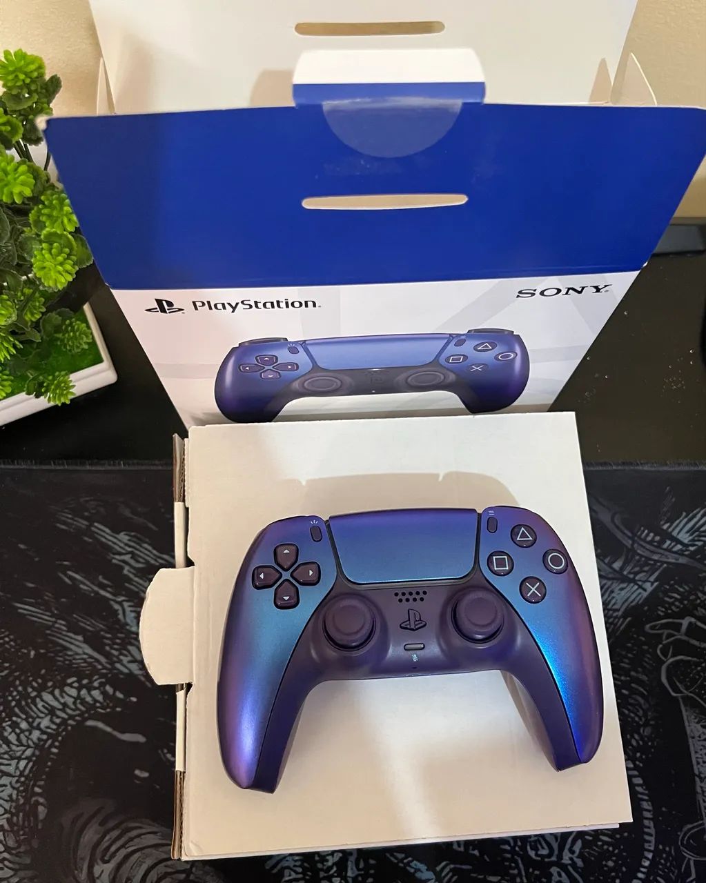 Controle PS5 DualSense Chroma Indigo - Original Sony - Foto 3