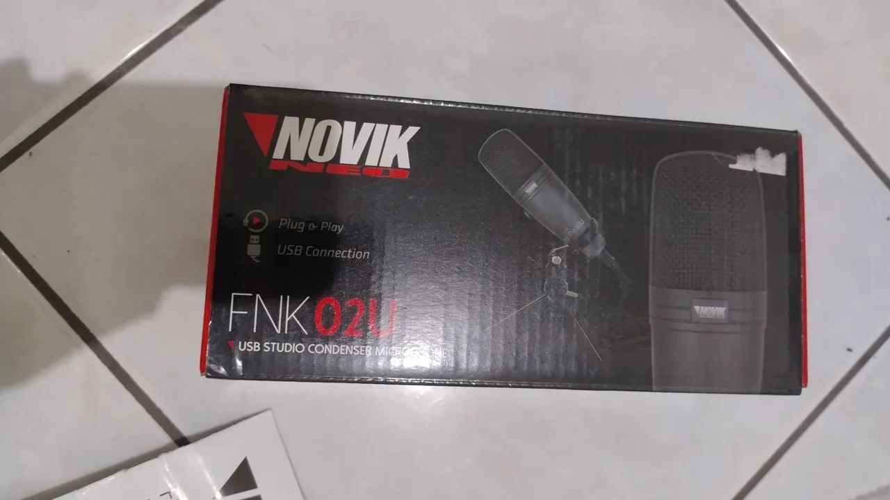 Microfone NOVIK FNK 02U USB  - Foto 4