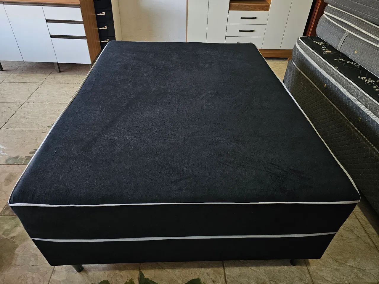 Cama casal unibox nova de espuma 