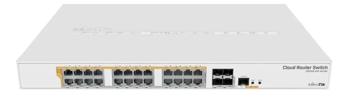 Switch Mikrotik Crs328-24p-4s+rm Novo - Foto 2