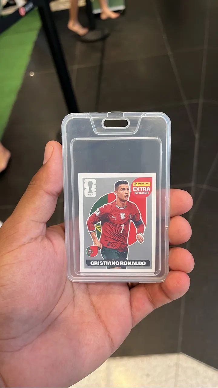 FIGURINHA CR7 PRATA - Foto 3