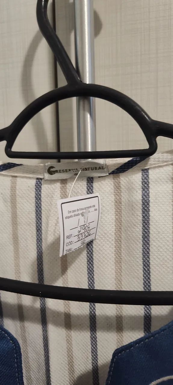 Vestido reversa natural novo 46 - Foto 2