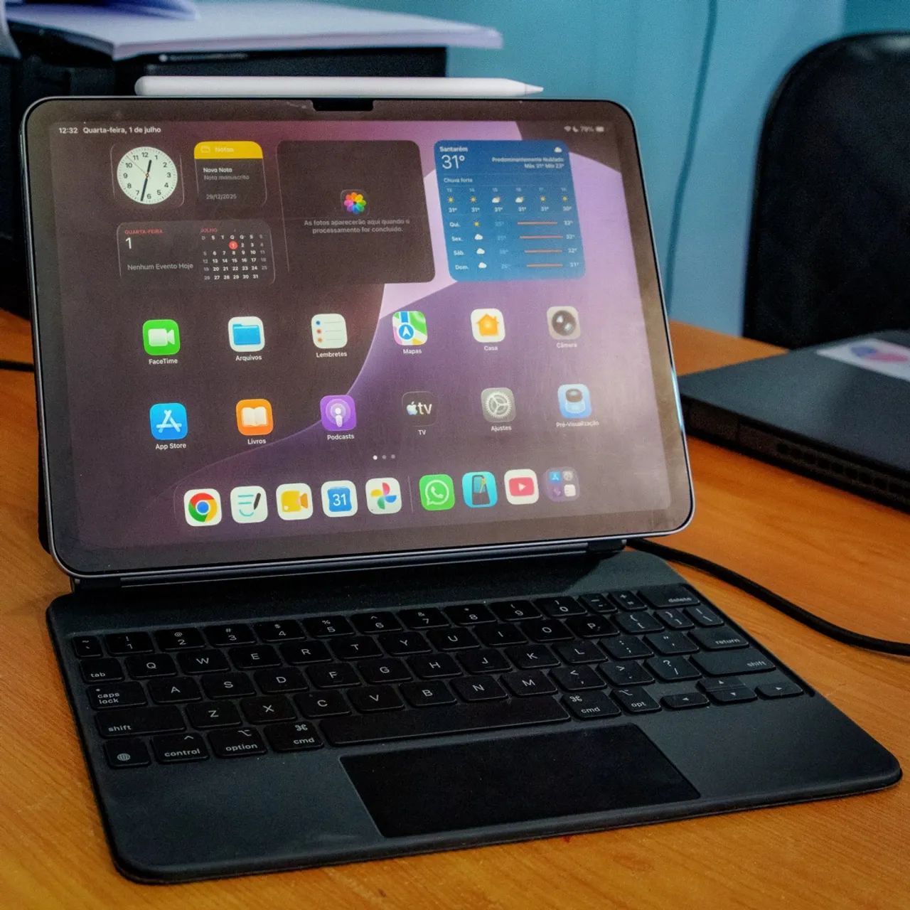 Kit iPad Air M3 + Magic Keyboard - Foto 2