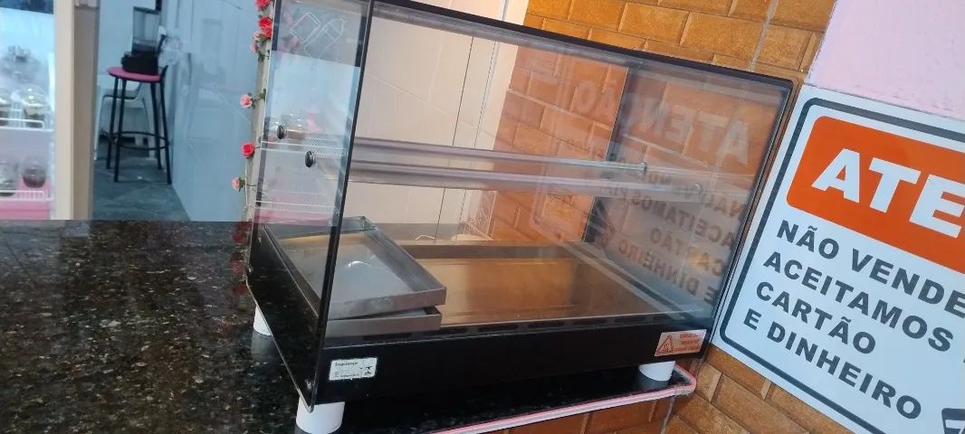 Vitrine de vidro para salgados  - Foto 2