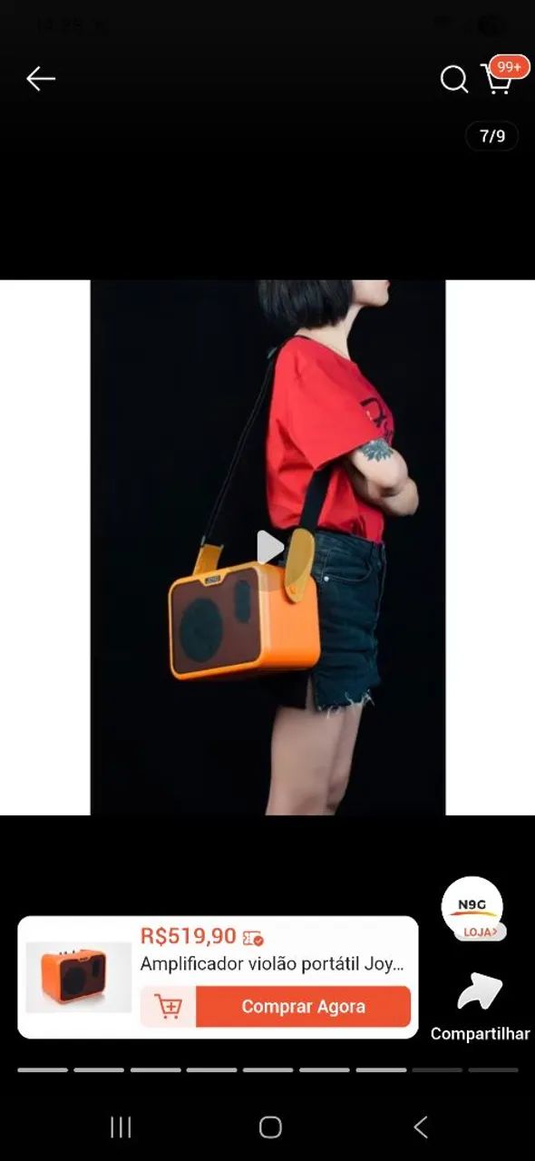 Caixa amplificada para violão joyo - Foto 4