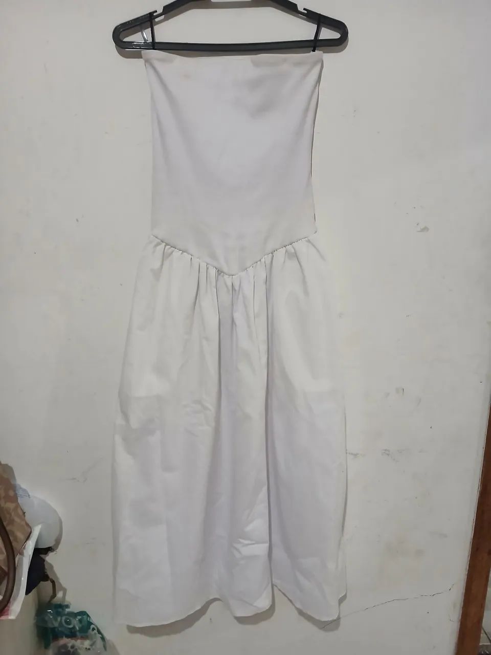 Vendo vestido branco longo 