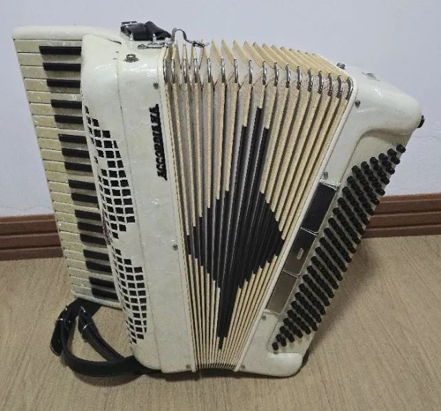 Acordeon Excelsior 120 baixos - Terça de voz - Foto 4