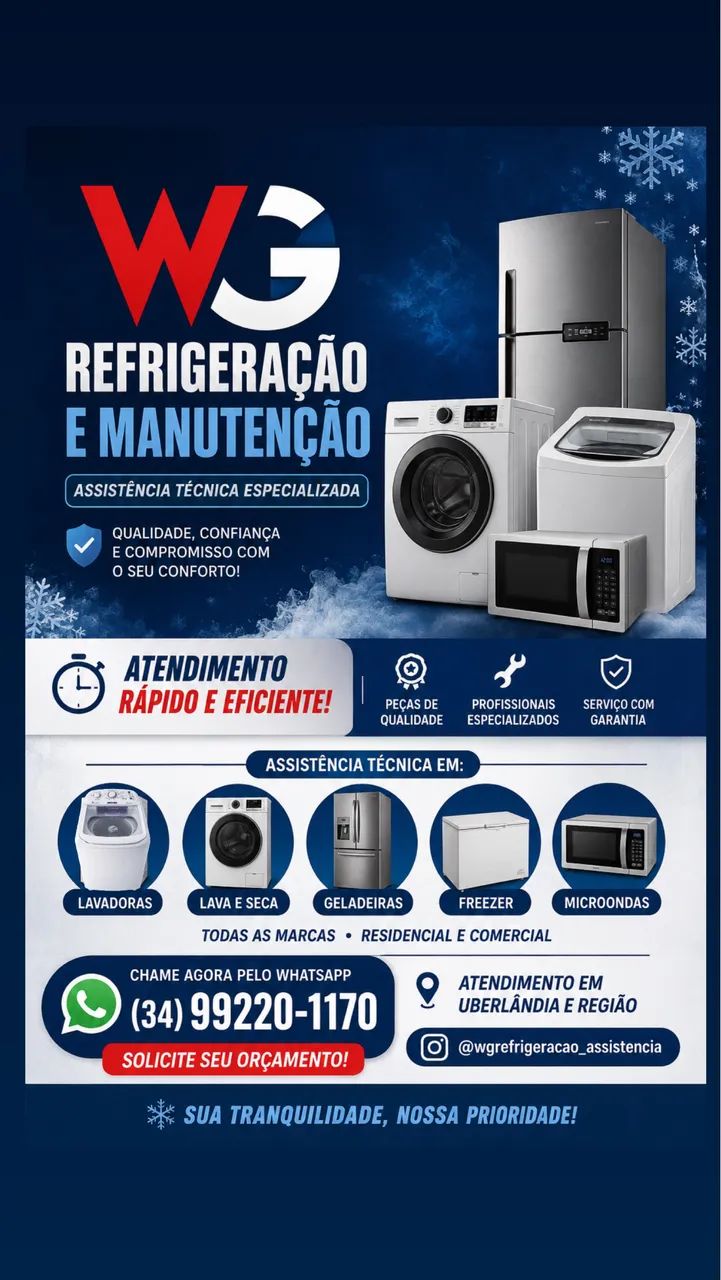 WG REFRIGERAÇÃO assistência 