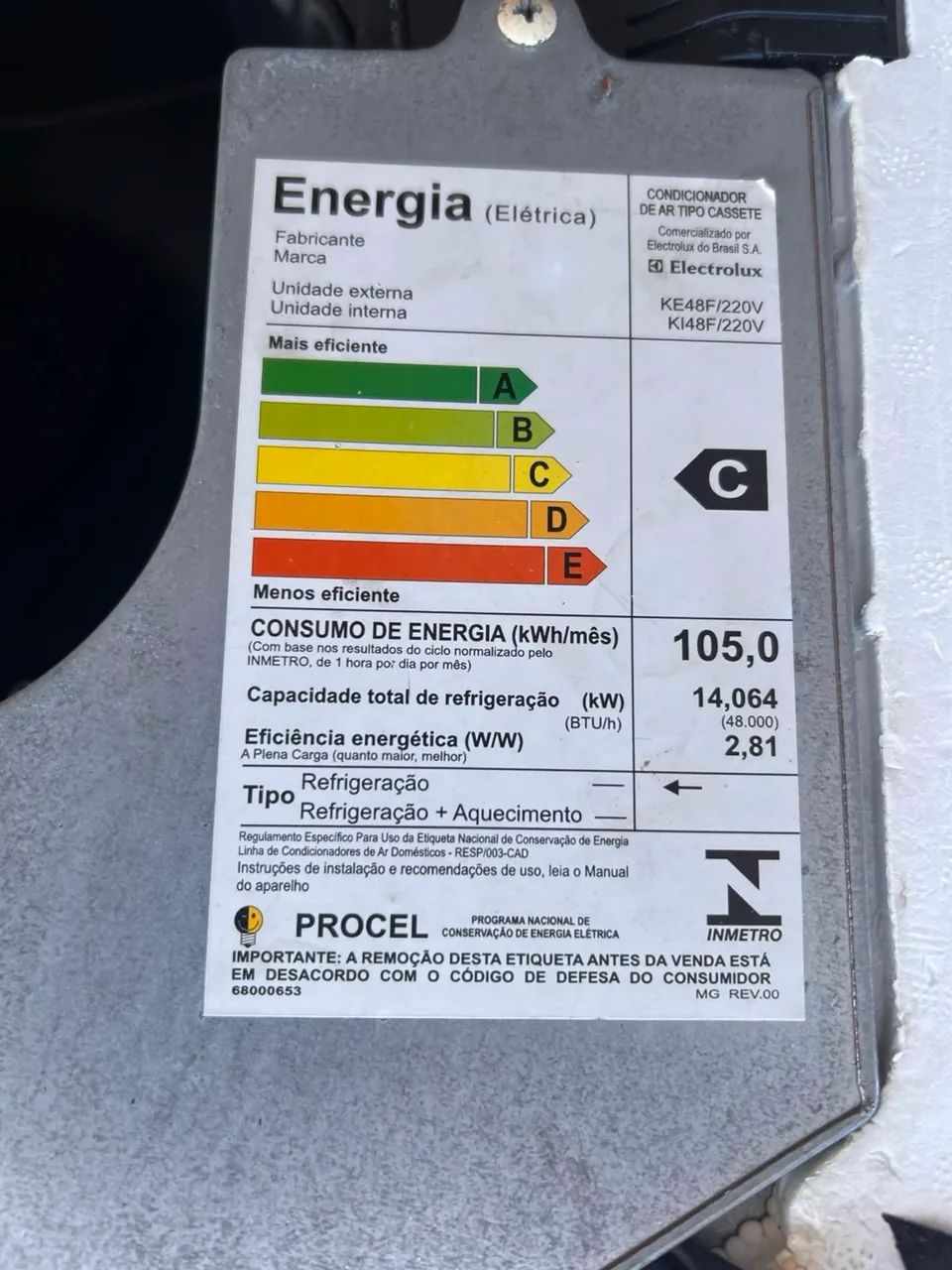 Vendo dois ar condicionado modelo cassete .  - Foto 4