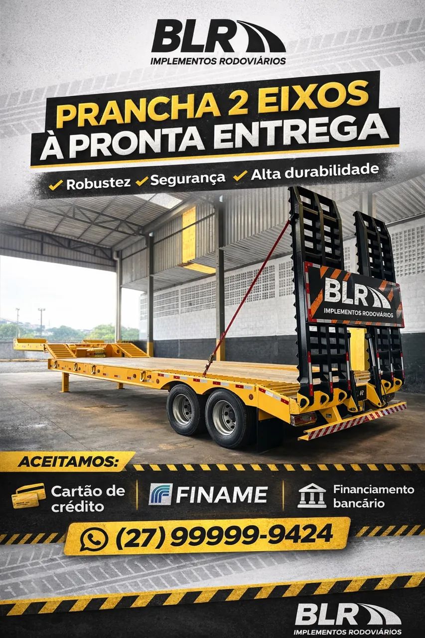 Carreta Prancha carrega tudo 2, 3, 4, 5 ,6 eixos e Caçamba Basculante