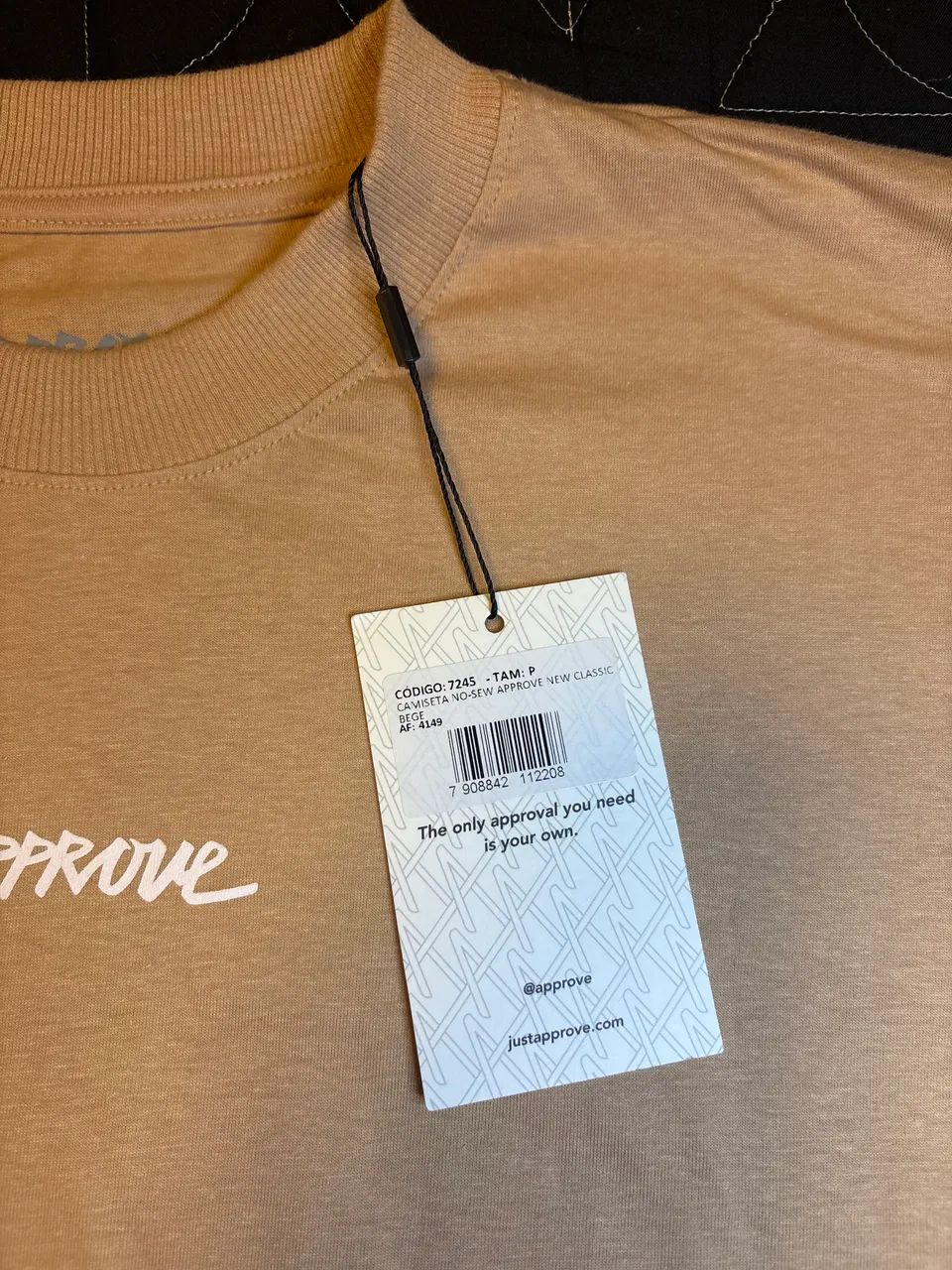 Camiseta Approve New Classic Bege - Foto 2