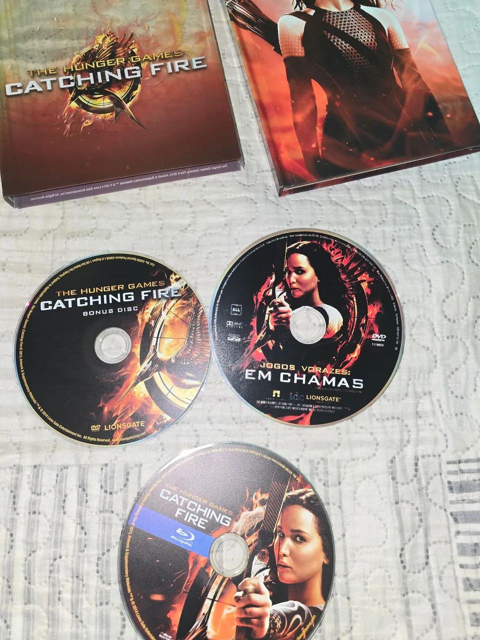 Jogos Vorazes - Em Chamas Combo 3 discos IMPORTADO - Foto 2