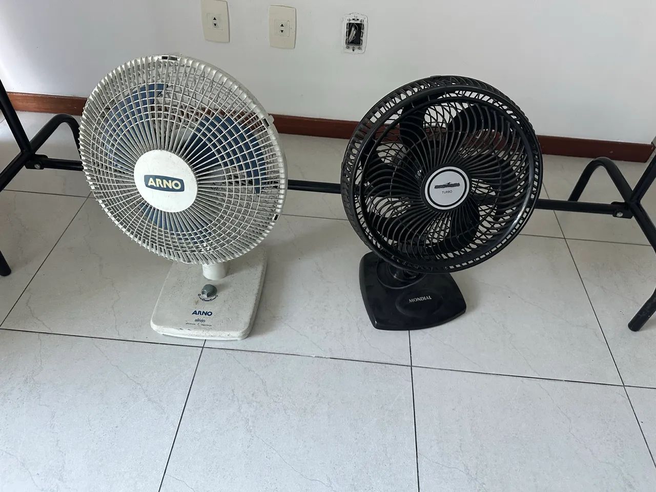 2 ventiladores 30 cm  110 funcionando perfeitamente 