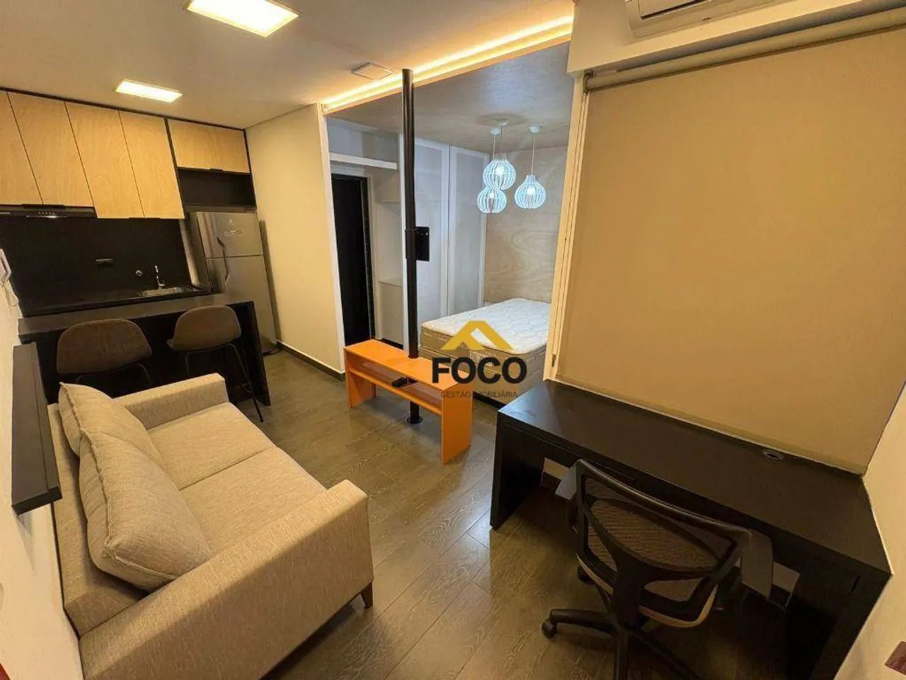 Studio 535 - Studio com 1 dormitório para alugar, 22 m² - Vila Areião - Piracicaba/SP
