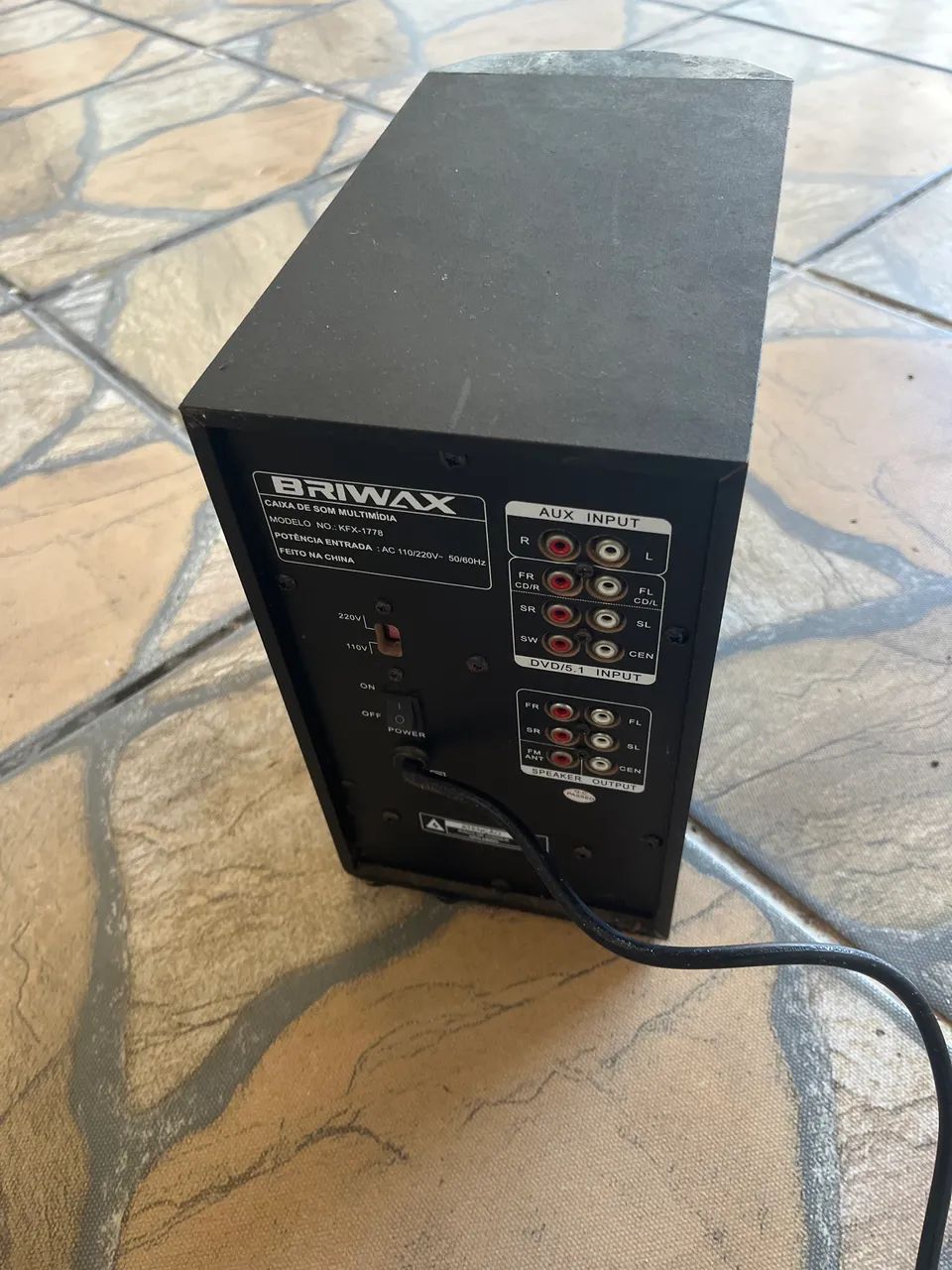 Caixa de som multimídia BRIWAX