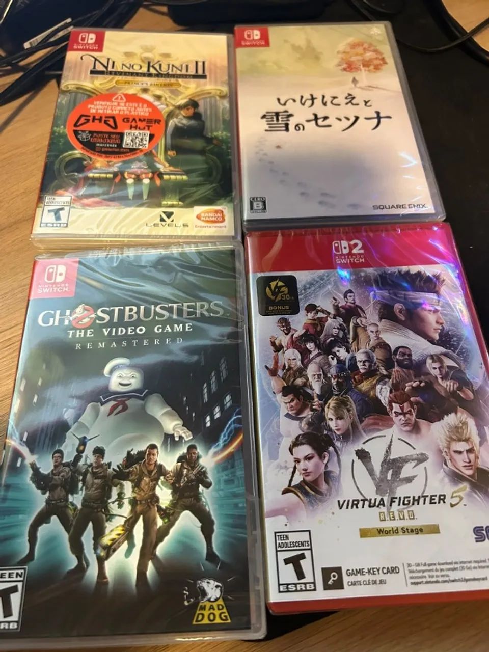 値下げしました！NINTENDO SWITCH Jogos Nintendo Switch Lacrados - I Am Setsuna JP, Pikachu JP, Lost