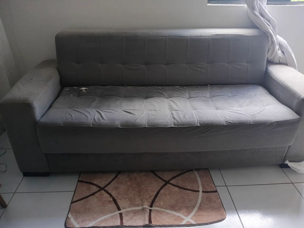 Sofá  para vender ou aceita troca em celular 