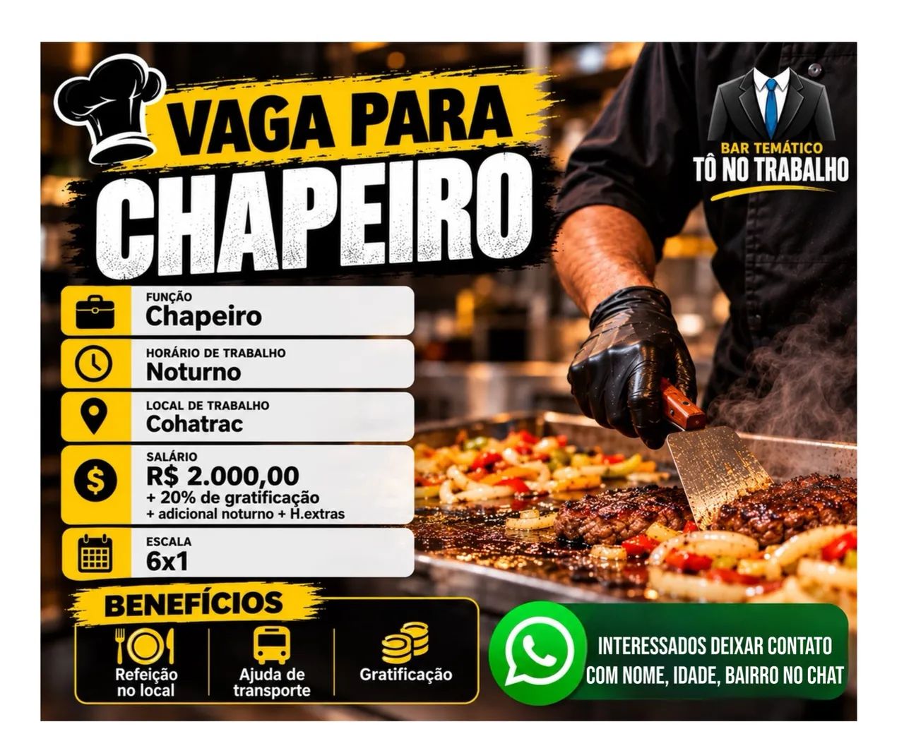 Vaga Chapeiro 