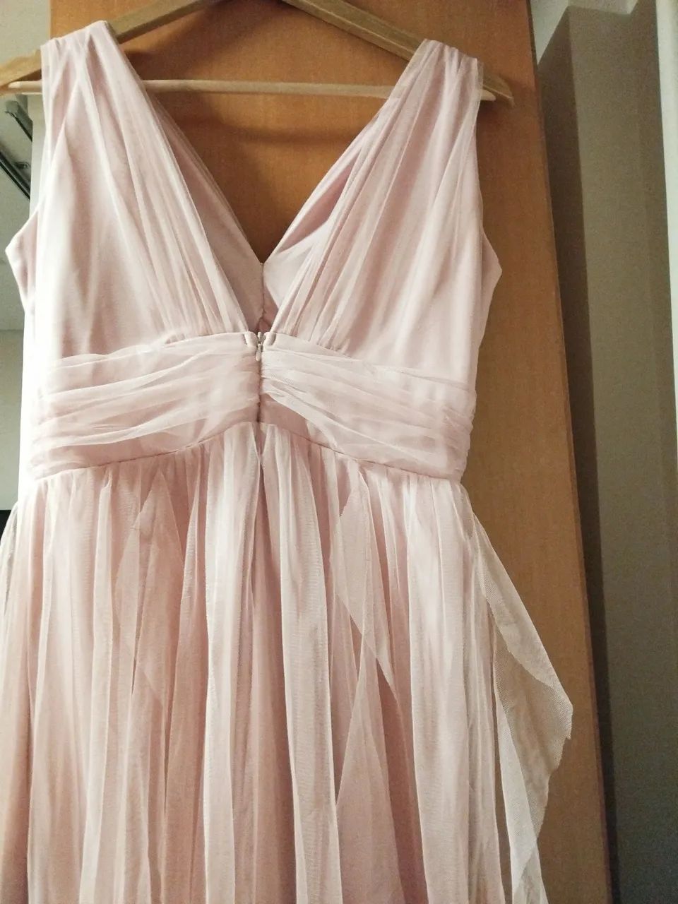 Vestido longo rosa bebê  - Foto 2