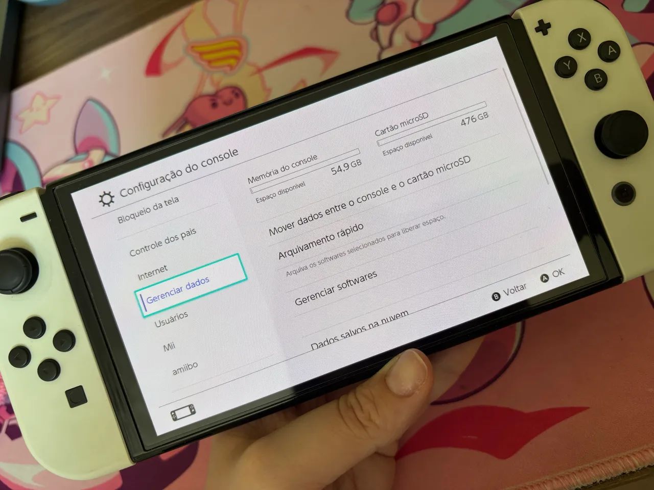 NINTENDO SWITCH OLED BRANCO - Foto 4