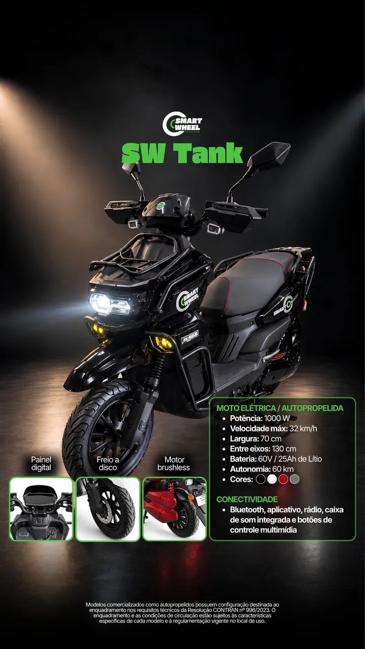 Moto SW TANK SMART WHEEL